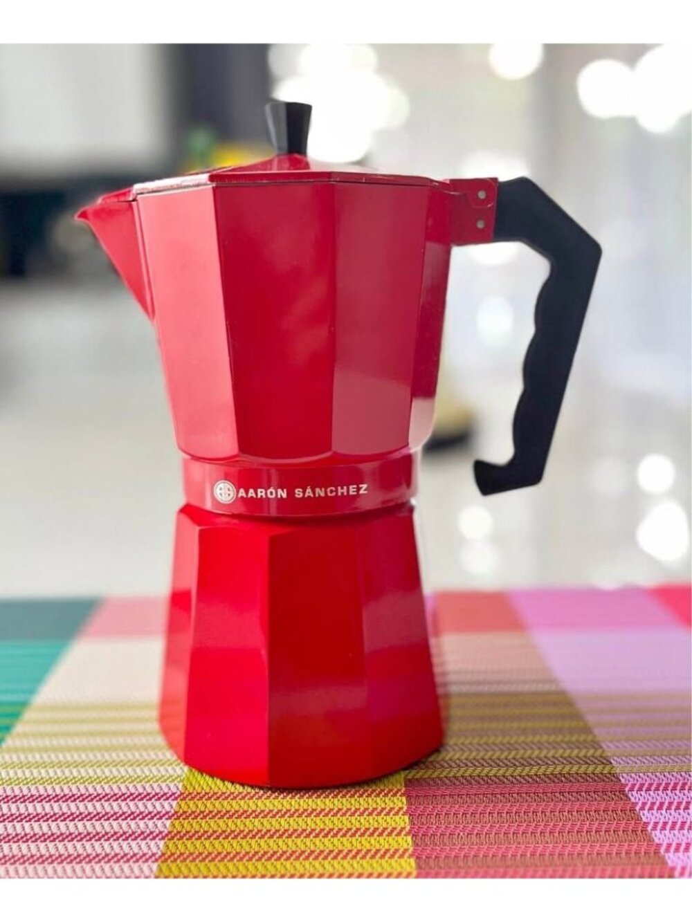 Vintage IMUSA Aarón Sánchez signature 15 oz stovetop Moka pot espresso maker